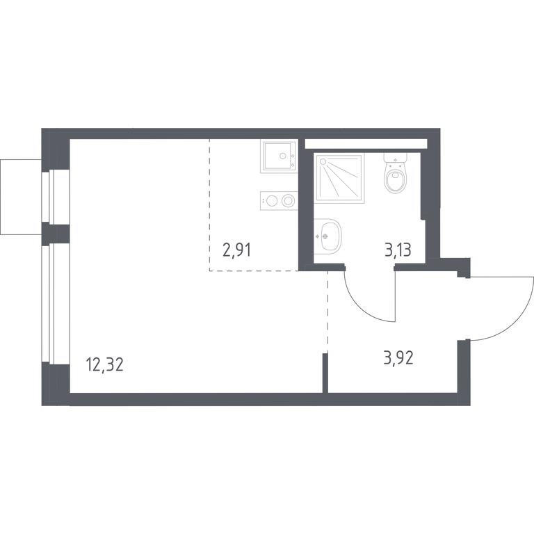 Apartment Sale, 22.28 sq. m. at Podolskie Kvartaly, zhiloy kompleks Podolskiye Kvartaly, Ryazanovskoe Settlement, Moscow, Russia #1 Apartment Sale, 22.28 sq. m. at Podolskie Kvartaly, zhiloy kompleks Podolskiye Kvartaly, Ryazanovskoe Settlement, Moscow, Russia #1