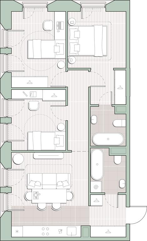 3-BD Apartment Sale, 71.3 sq. m. at Sreda na Lobachevskogo, Ochakovskoye Highway, Moscow, Russia #1 3-BD Apartment Sale, 71.3 sq. m. at Sreda na Lobachevskogo, Ochakovskoye Highway, Moscow, Russia #1