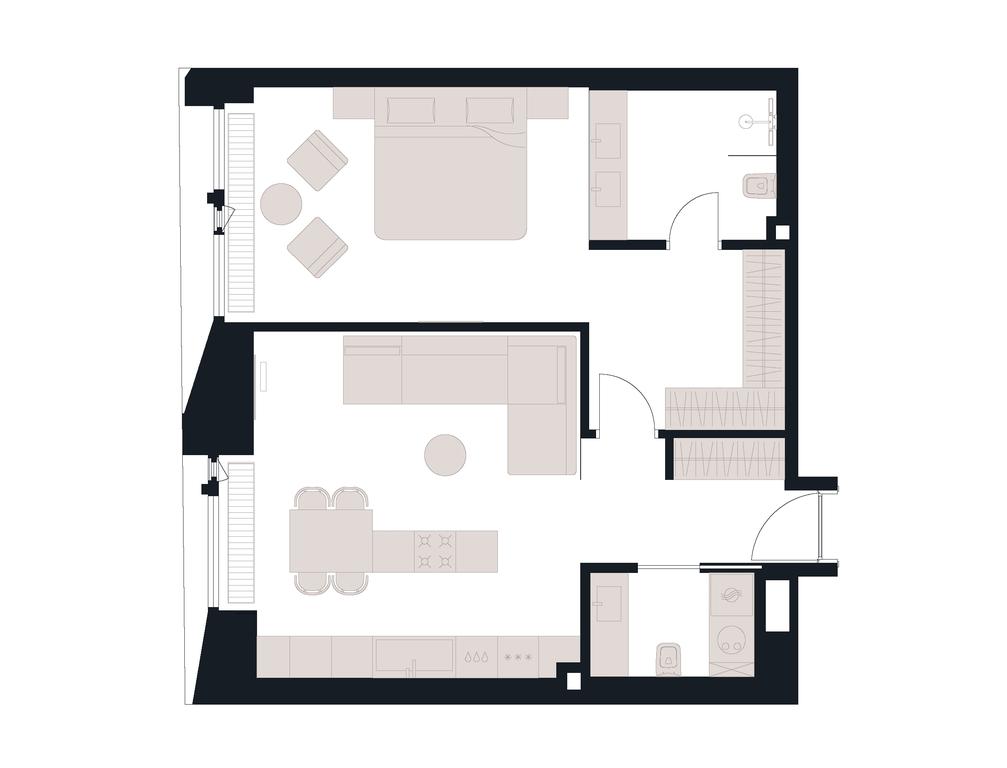 1-BD Apartment Sale, 67.2平方米 at Victory Park Residences, Bratyev Fonchenko Street, вл3, Moscow, Russia #1 1-BD Apartment Sale, 67.2平方米 at Victory Park Residences, Bratyev Fonchenko Street, вл3, Moscow, Russia #1