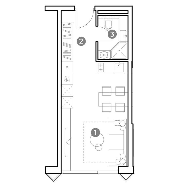 Apartment Sale, 27 sq. m. at Nametkin Tower, Namyotkina Street, 10А, Moscow, Russia #1 Apartment Sale, 27 sq. m. at Nametkin Tower, Namyotkina Street, 10А, Moscow, Russia #1