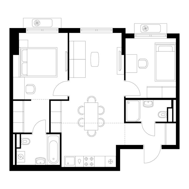 2-BD Apartment Sale, 58.2平方米 at Vostochnoe Butovo, Krymskaya Street, 13, rabochiy posyolok Bobrovo, Leninskiy City District, Moscow Region, Russia #1 2-BD Apartment Sale, 58.2平方米 at Vostochnoe Butovo, Krymskaya Street, 13, rabochiy posyolok Bobrovo, Leninskiy City District, Moscow Region, Russia #1