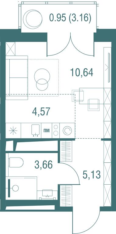 Apartment Sale, 24.95 sq. m. at Odinburg, Severnaya Street, 11, Odintsovo, Moscow Region, Russia #1 Apartment Sale, 24.95 sq. m. at Odinburg, Severnaya Street, 11, Odintsovo, Moscow Region, Russia #1