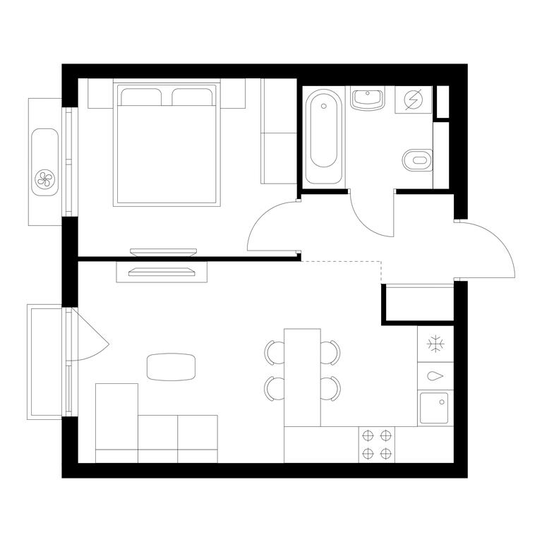 1-BD Apartment Sale, 38平方米 at Vostochnoe Butovo, Krymskaya Street, 13, rabochiy posyolok Bobrovo, Leninskiy City District, Moscow Region, Russia #1 1-BD Apartment Sale, 38平方米 at Vostochnoe Butovo, Krymskaya Street, 13, rabochiy posyolok Bobrovo, Leninskiy City District, Moscow Region, Russia #1