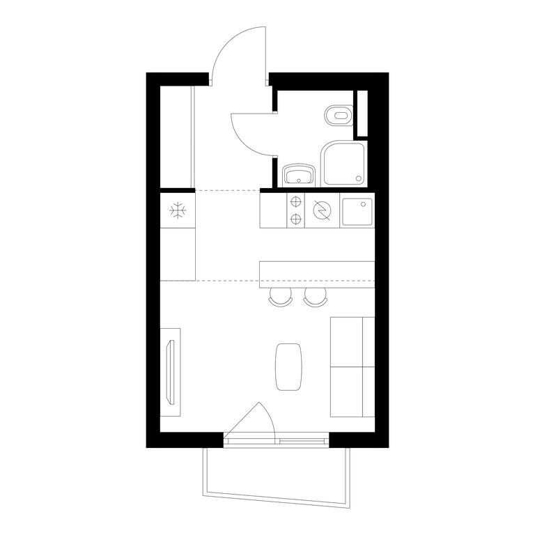 Apartment Sale, 21.3平方米 at Vostochnoe Butovo, Krymskaya Street, 13, rabochiy posyolok Bobrovo, Leninskiy City District, Moscow Region, Russia #1 Apartment Sale, 21.3平方米 at Vostochnoe Butovo, Krymskaya Street, 13, rabochiy posyolok Bobrovo, Leninskiy City District, Moscow Region, Russia #1