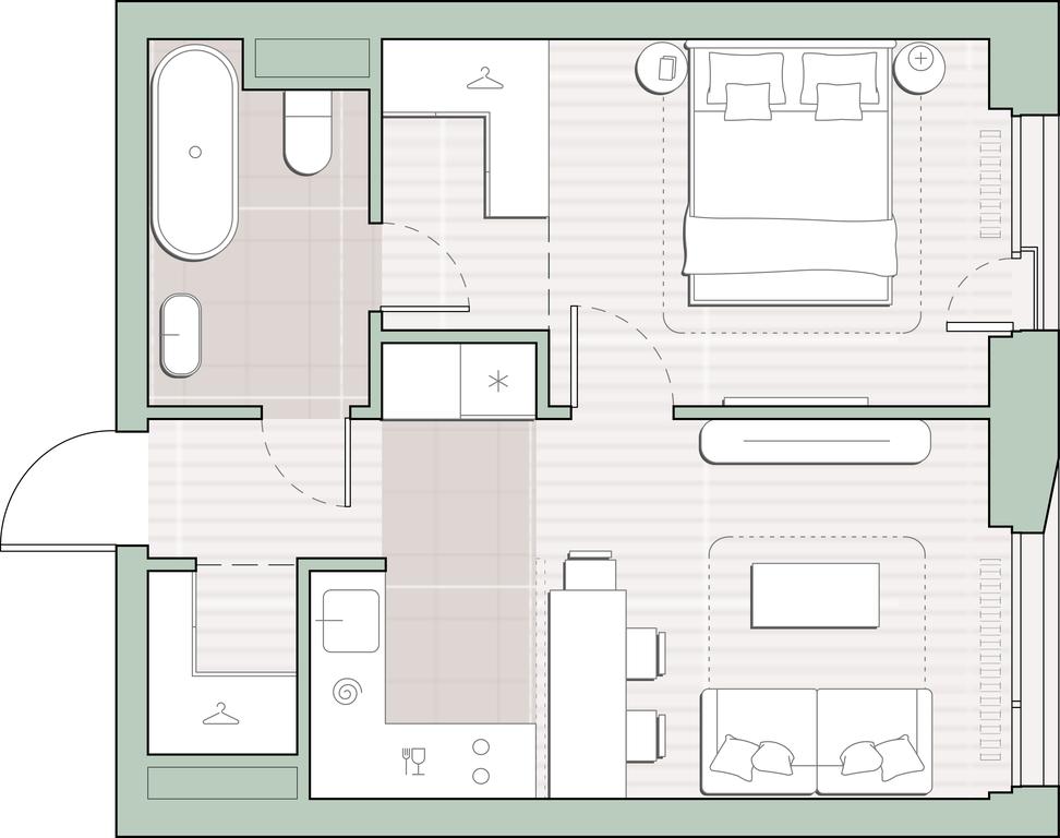 1-BD Apartment Sale, 38.7平方米 at Sreda na Lobachevskogo, Ochakovskoye Highway, Moscow, Russia #1 1-BD Apartment Sale, 38.7平方米 at Sreda na Lobachevskogo, Ochakovskoye Highway, Moscow, Russia #1