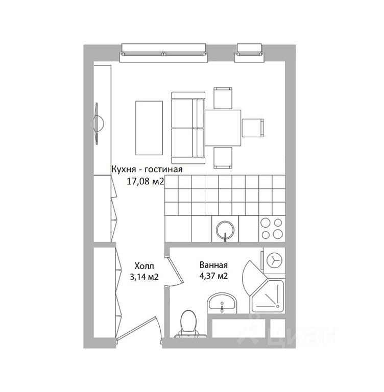 Apartment Sale, 24.6平方米 at po ul. Sukromka, Sukromka Street, Mytischi, Moscow Region, Russia #1 Apartment Sale, 24.6平方米 at po ul. Sukromka, Sukromka Street, Mytischi, Moscow Region, Russia #1