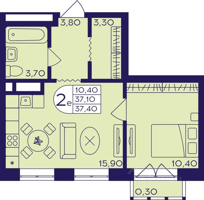 1-BD Apartment Sale, 37.4 sq. m. at Geroev, prospekt Geroyev, Zheleznodorozhny Microdistrict, Balashikha, Moscow Region, Russia #1 1-BD Apartment Sale, 37.4 sq. m. at Geroev, prospekt Geroyev, Zheleznodorozhny Microdistrict, Balashikha, Moscow Region, Russia #1