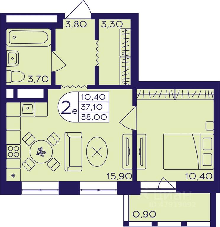 1-BD Apartment Sale, 38 sq. m. at Geroev, prospekt Geroyev, Zheleznodorozhny Microdistrict, Balashikha, Moscow Region, Russia #1 1-BD Apartment Sale, 38 sq. m. at Geroev, prospekt Geroyev, Zheleznodorozhny Microdistrict, Balashikha, Moscow Region, Russia #1