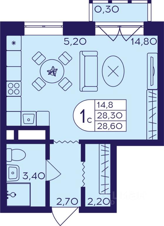 Apartment Sale, 28.6 sq. m. at Geroev, prospekt Geroyev, Zheleznodorozhny Microdistrict, Balashikha, Moscow Region, Russia #1 Apartment Sale, 28.6 sq. m. at Geroev, prospekt Geroyev, Zheleznodorozhny Microdistrict, Balashikha, Moscow Region, Russia #1