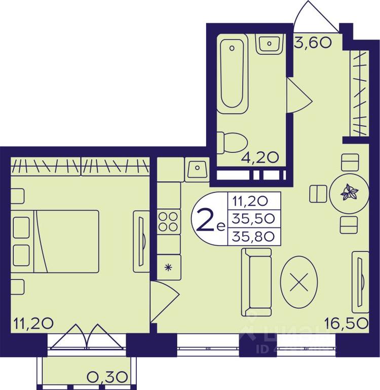 Продажа 1-комн. квартиры, 35,8 м² в ЖК «Героев», проспект Героев, микрорайон Железнодорожный, Балашиха, Московская область, Россия #1 Продажа 1-комн. квартиры, 35,8 м² в ЖК «Героев», проспект Героев, микрорайон Железнодорожный, Балашиха, Московская область, Россия #1