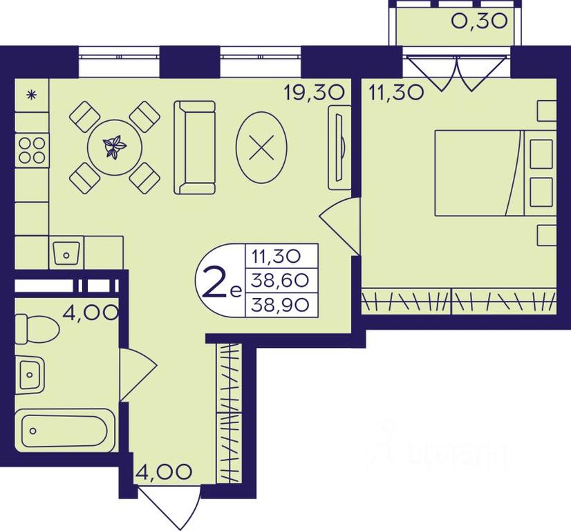1-BD Apartment Sale, 38.9平方米 at Geroev, prospekt Geroyev, Zheleznodorozhny Microdistrict, Balashikha, Moscow Region, Russia #1 1-BD Apartment Sale, 38.9平方米 at Geroev, prospekt Geroyev, Zheleznodorozhny Microdistrict, Balashikha, Moscow Region, Russia #1