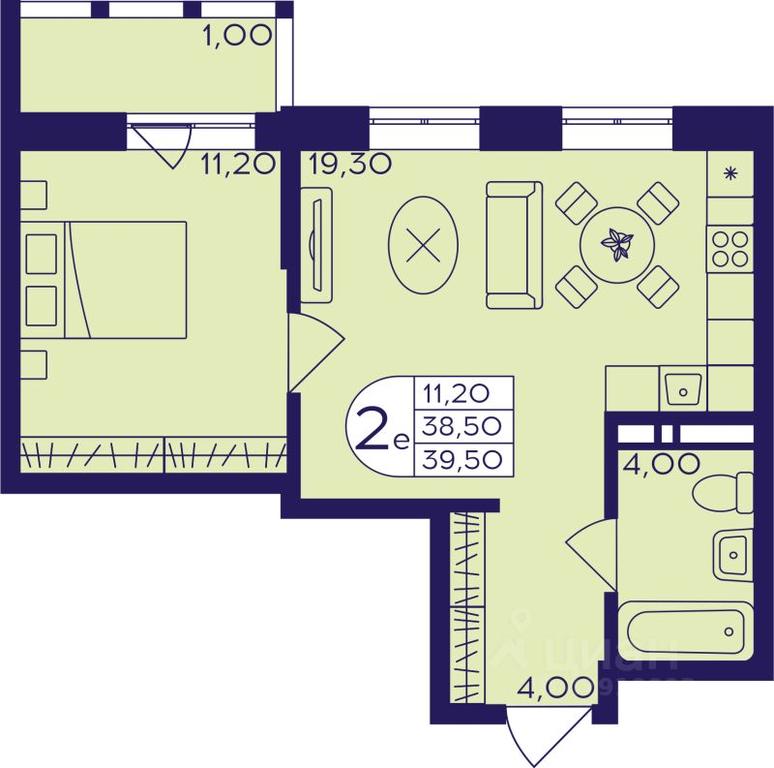 1-BD Apartment Sale, 39.5平方米 at Geroev, prospekt Geroyev, Zheleznodorozhny Microdistrict, Balashikha, Moscow Region, Russia #1 1-BD Apartment Sale, 39.5平方米 at Geroev, prospekt Geroyev, Zheleznodorozhny Microdistrict, Balashikha, Moscow Region, Russia #1