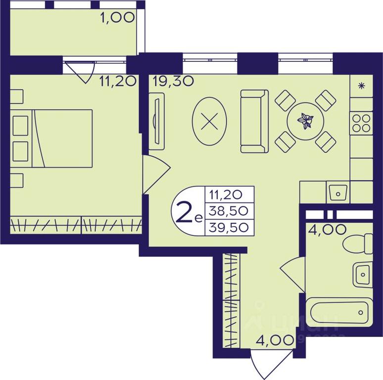 Продажа 1-комн. квартиры, 39,5 м² в ЖК «Героев», проспект Героев, микрорайон Железнодорожный, Балашиха, Московская область, Россия #1