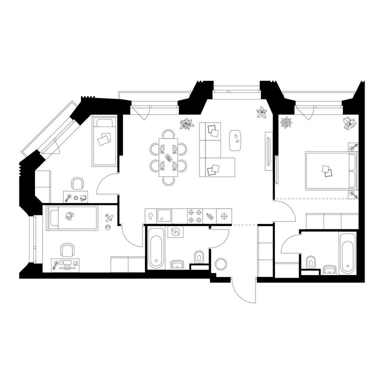 3-BD Apartment Sale, 74.6 sq. m. at Salarevo Park, Salaryevskaya Street, 8к1, Moskovskiy Settlement, Moscow, Russia #1 3-BD Apartment Sale, 74.6 sq. m. at Salarevo Park, Salaryevskaya Street, 8к1, Moskovskiy Settlement, Moscow, Russia #1