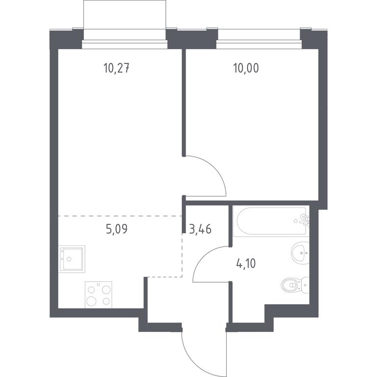 Apartment Sale, 32.92 sq. m. at Novoe Vnukovo, kvartal № 38, Kokoshkino Settlement, Moscow, Russia #1 Apartment Sale, 32.92 sq. m. at Novoe Vnukovo, kvartal № 38, Kokoshkino Settlement, Moscow, Russia #1