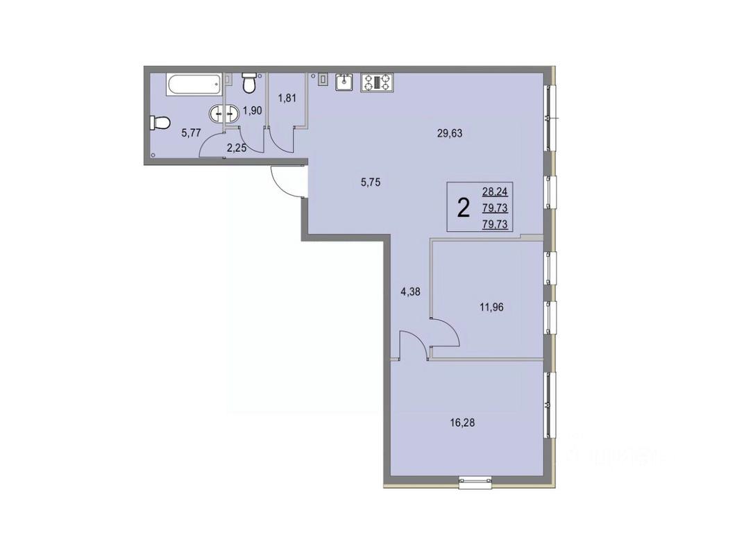 1-BD Apartment Sale, 79.5 sq. m. at Elyon, zhiloy kompleks Elyon, derevnya Kryukovo, Odintsovskiy Urban District, Moscow Region, Russia #1 1-BD Apartment Sale, 79.5 sq. m. at Elyon, zhiloy kompleks Elyon, derevnya Kryukovo, Odintsovskiy Urban District, Moscow Region, Russia #1