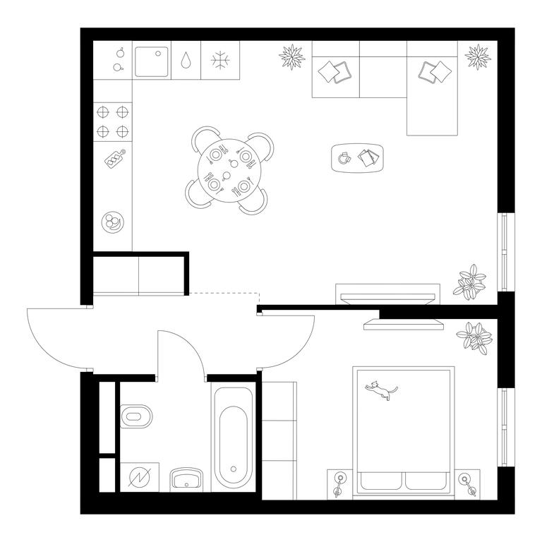 1-BD Apartment Sale, 41.1平方米 at Kavkazskiy Bulvar 51, Kavkazsky Boulevard, 51с3, Moscow, Russia #1 1-BD Apartment Sale, 41.1平方米 at Kavkazskiy Bulvar 51, Kavkazsky Boulevard, 51с3, Moscow, Russia #1