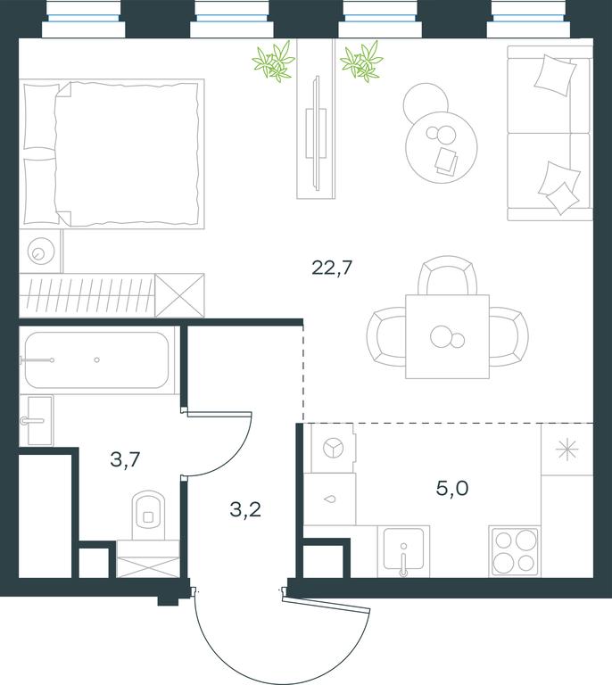 Apartment Sale, 34.6 sq. m. at Level Seligerskaya, Ilmenskiy Drive, 12, Moscow, Russia #1 Apartment Sale, 34.6 sq. m. at Level Seligerskaya, Ilmenskiy Drive, 12, Moscow, Russia #1