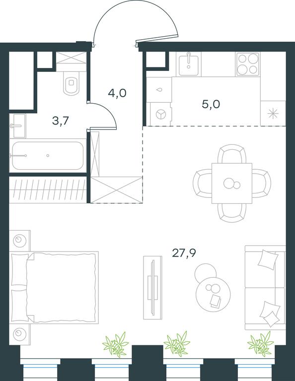 Apartment Sale, 40.6 sq. m. at Level Seligerskaya, Ilmenskiy Drive, 12, Moscow, Russia #1 Apartment Sale, 40.6 sq. m. at Level Seligerskaya, Ilmenskiy Drive, 12, Moscow, Russia #1