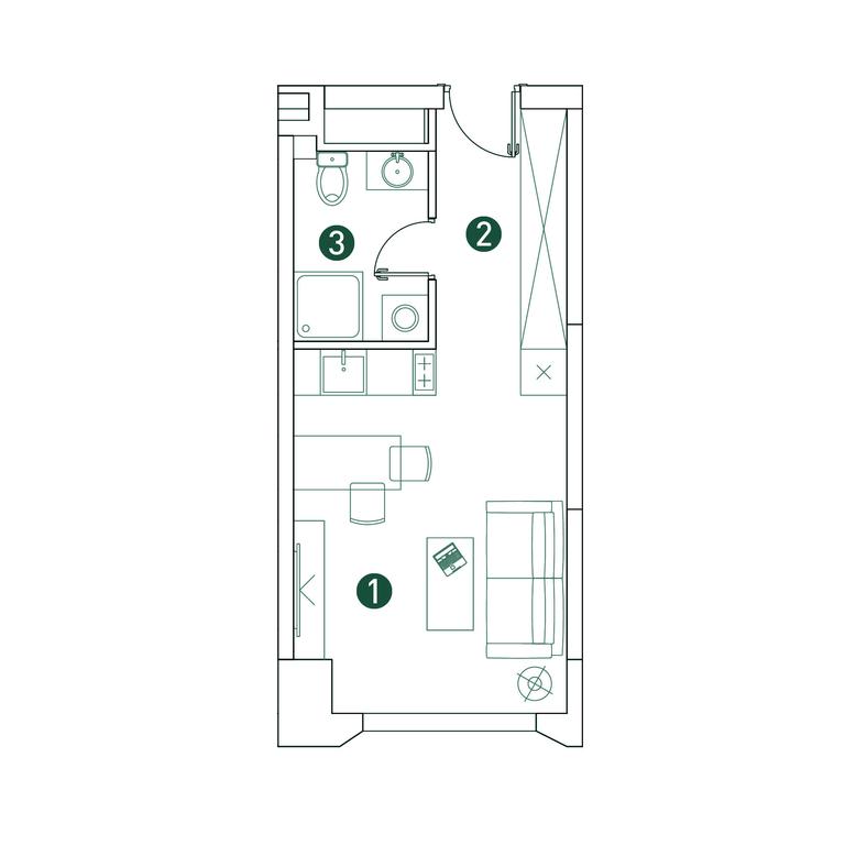Apartment Sale, 26.2 sq. m. at Very, Botanicheskaya Street, 29, Moscow, Russia #1 Apartment Sale, 26.2 sq. m. at Very, Botanicheskaya Street, 29, Moscow, Russia #1