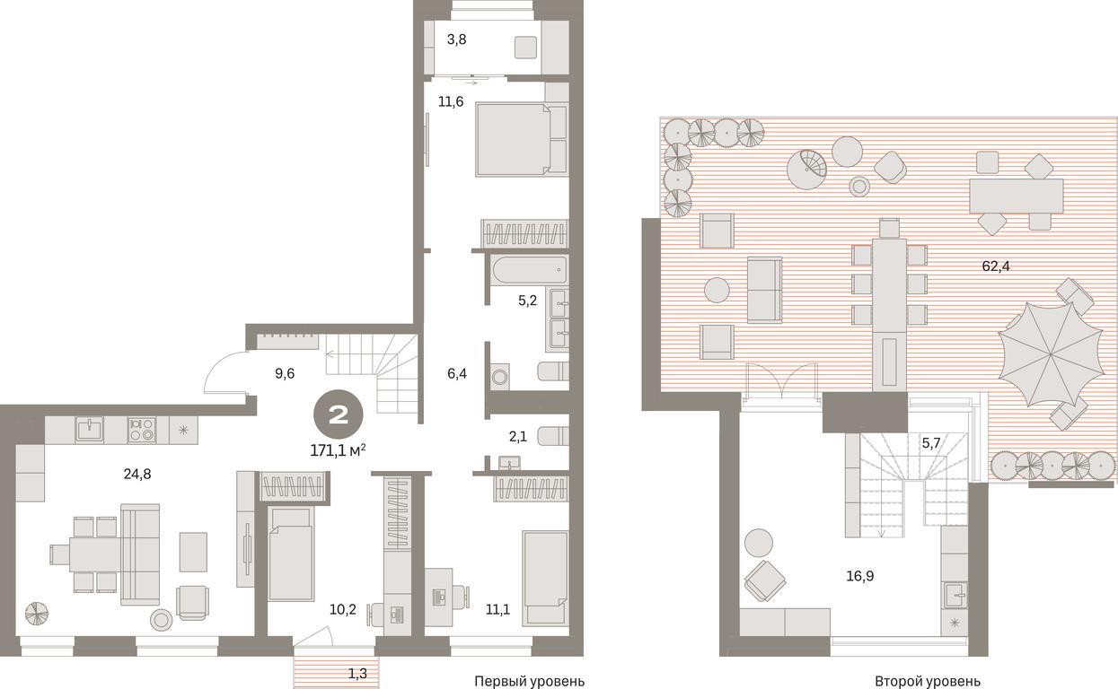 Продажа 3-комн. квартиры, 171,1 м² в ЖК «Первый квартал», Калиновая улица, деревня Сапроново, Ленинский городской округ, Московская область, Россия #1 Продажа 3-комн. квартиры, 171,1 м² в ЖК «Первый квартал», Калиновая улица, деревня Сапроново, Ленинский городской округ, Московская область, Россия #1