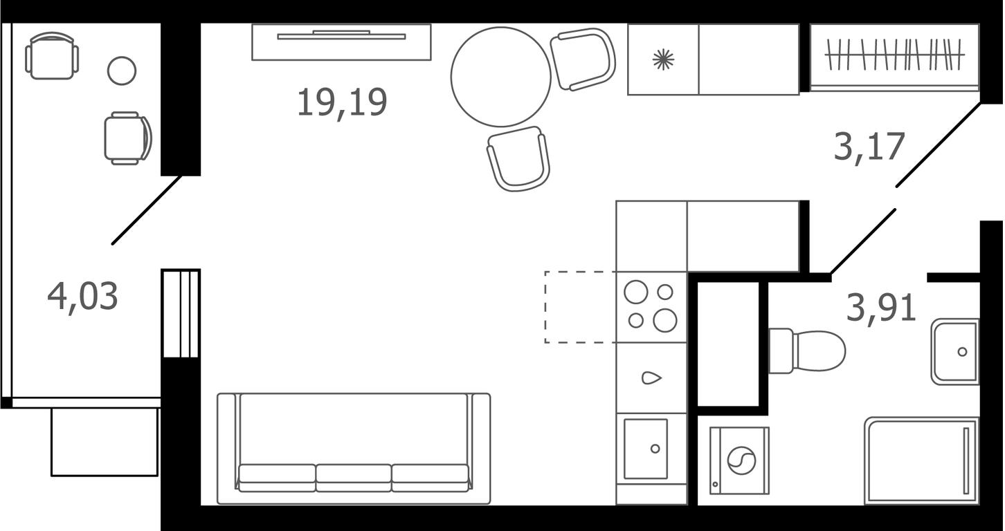 Apartment Sale, 27.7 sq. m. at Desyatka, Molodyozhnaya Street, 8, Ramenskoye, Moscow Region, Russia #1 Apartment Sale, 27.7 sq. m. at Desyatka, Molodyozhnaya Street, 8, Ramenskoye, Moscow Region, Russia #1