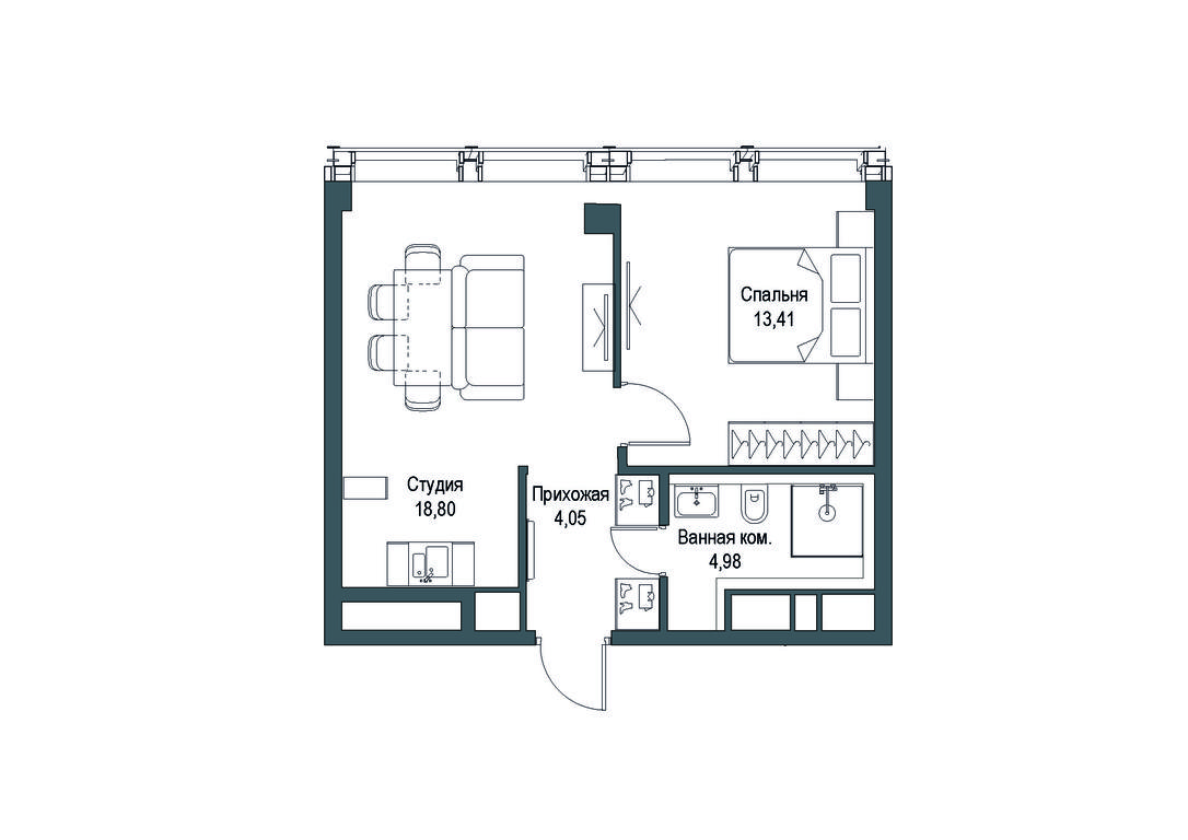 3-BD Apartment Sale, 99.92 sq. m. at Famous, Bagrationovsky Drive, 5к2, Moscow, Russia #1 3-BD Apartment Sale, 99.92 sq. m. at Famous, Bagrationovsky Drive, 5к2, Moscow, Russia #1