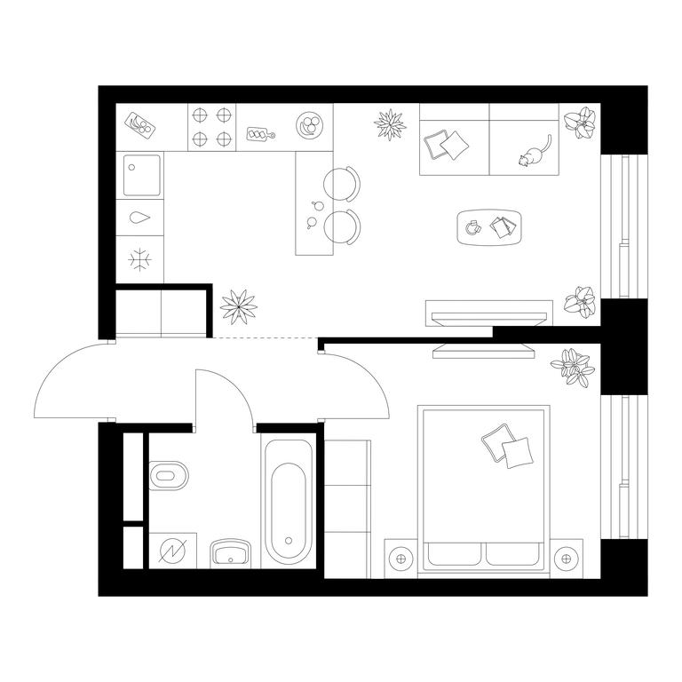 1-BD Apartment Sale, 34.8 sq. m. at Altufevskoe 53, Алтуфьевское шоссе, 53с11, Москва, Россия #1 1-BD Apartment Sale, 34.8 sq. m. at Altufevskoe 53, Алтуфьевское шоссе, 53с11, Москва, Россия #1