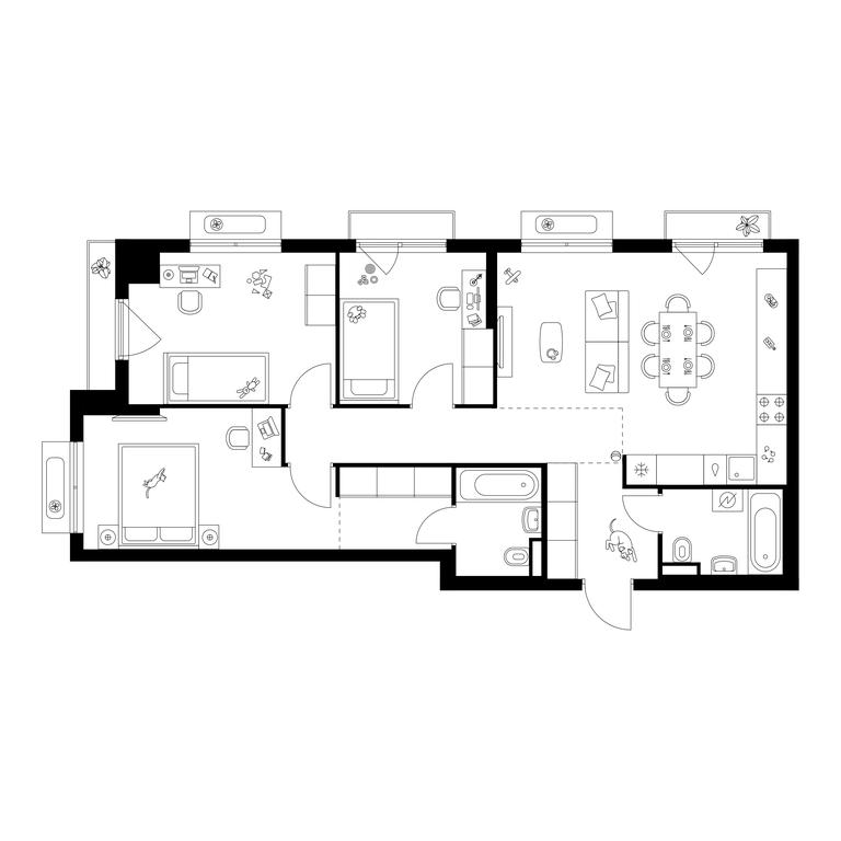 3-BD Apartment Sale, 81.2平方米 at Ilinskie Luga, Zapovednaya Street, 1, posyolok Ilyinskoye-Usovo, Krasnogorsk City District, Moscow Region, Russia #1 3-BD Apartment Sale, 81.2平方米 at Ilinskie Luga, Zapovednaya Street, 1, posyolok Ilyinskoye-Usovo, Krasnogorsk City District, Moscow Region, Russia #1