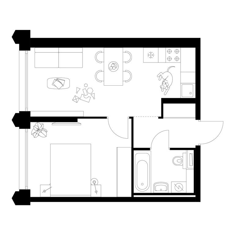 Продажа 1-комн. квартиры, 37,7 м² в ЖК «Бусиновский парк», Ижорская улица, 6с5, Москва, Россия #1 Продажа 1-комн. квартиры, 37,7 м² в ЖК «Бусиновский парк», Ижорская улица, 6с5, Москва, Россия #1