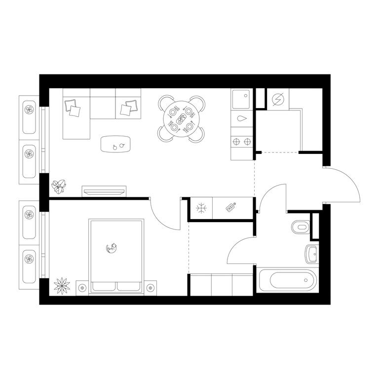 1-BD Apartment Sale, 40.2 sq. m. at Salarevo Park, Salaryevskaya Street, 8к1, Moskovskiy Settlement, Moscow, Russia #1 1-BD Apartment Sale, 40.2 sq. m. at Salarevo Park, Salaryevskaya Street, 8к1, Moskovskiy Settlement, Moscow, Russia #1