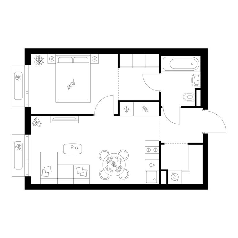 1-BD Apartment Sale, 40 sq. m. at Salarevo Park, Salaryevskaya Street, 8к1, Moskovskiy Settlement, Moscow, Russia #1 1-BD Apartment Sale, 40 sq. m. at Salarevo Park, Salaryevskaya Street, 8к1, Moskovskiy Settlement, Moscow, Russia #1