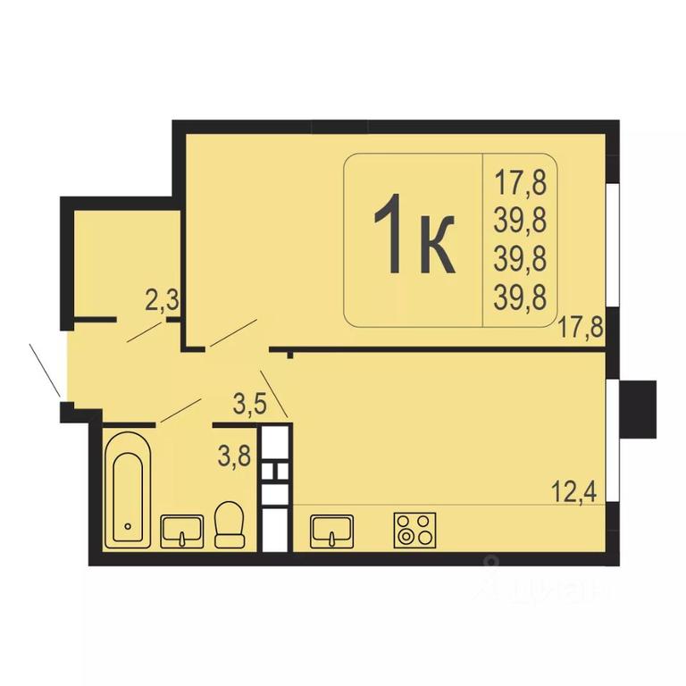 Apartment Sale, 39.8 sq. m. at Frunzenskiy, Frunze Street, 30, mikrorayon Skhodnya, Khimki, Moscow Region, Russia #1 Apartment Sale, 39.8 sq. m. at Frunzenskiy, Frunze Street, 30, mikrorayon Skhodnya, Khimki, Moscow Region, Russia #1