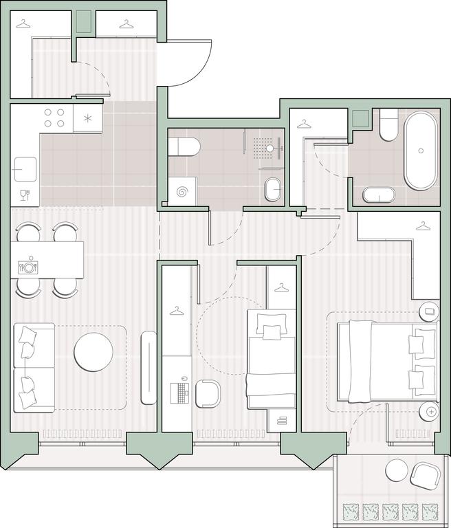 2-BD Apartment Sale, 60.9 sq. m. at Sreda na Lobachevskogo, Ochakovskoye Highway, Moscow, Russia #1 2-BD Apartment Sale, 60.9 sq. m. at Sreda na Lobachevskogo, Ochakovskoye Highway, Moscow, Russia #1