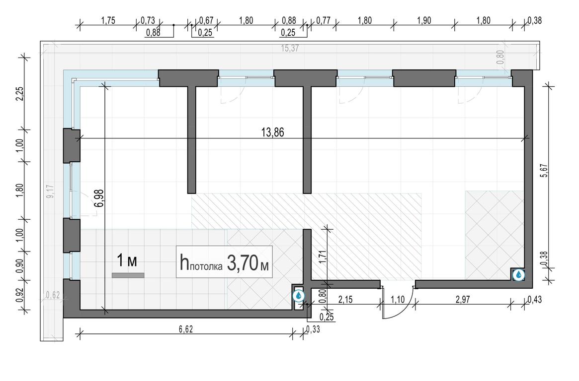 3-BD Apartment Sale, 91.1 sq. m. at Foriver, Simonovskaya Embankment, 3к1, Moscow, Russia #2 3-BD Apartment Sale, 91.1 sq. m. at Foriver, Simonovskaya Embankment, 3к1, Moscow, Russia #2