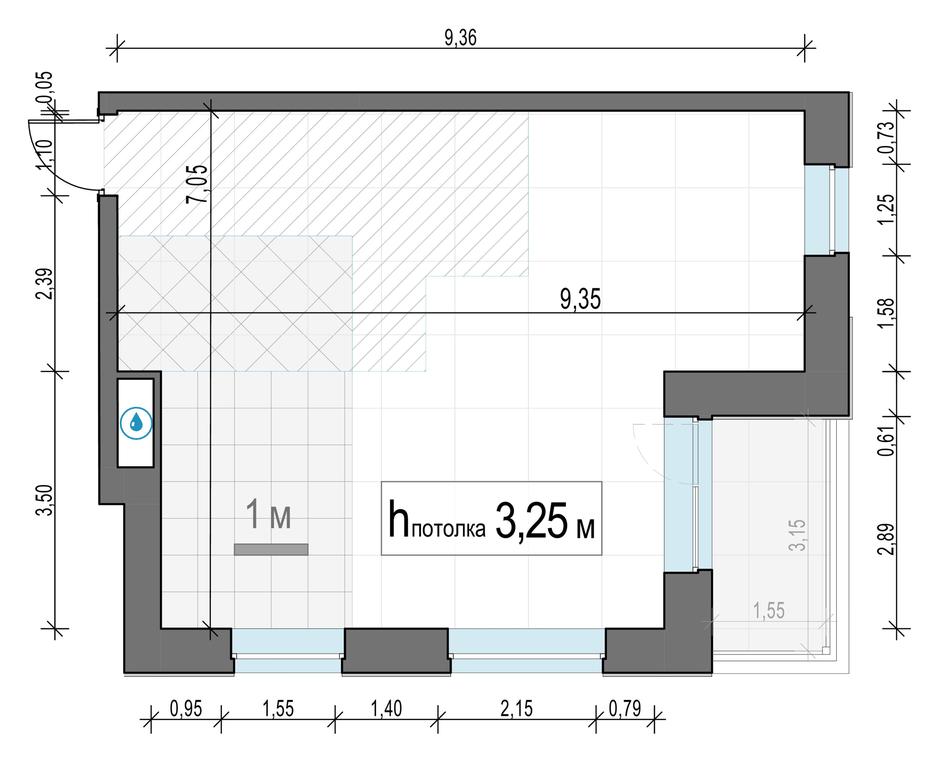 1-BD Apartment Sale, 58.3 sq. m. at Foriver, Simonovskaya Embankment, 3к1, Moscow, Russia #2 1-BD Apartment Sale, 58.3 sq. m. at Foriver, Simonovskaya Embankment, 3к1, Moscow, Russia #2