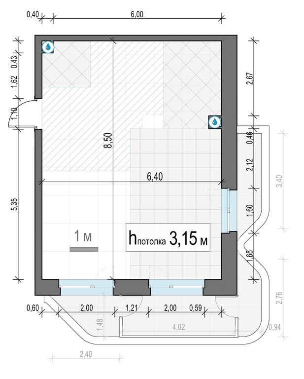 1-BD Apartment Sale, 58.1 sq. m. at Foriver, Simonovskaya Embankment, 3к1, Moscow, Russia #2 1-BD Apartment Sale, 58.1 sq. m. at Foriver, Simonovskaya Embankment, 3к1, Moscow, Russia #2