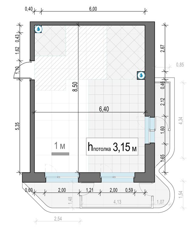 1-BD Apartment Sale, 59.7平方米 at Foriver, Simonovskaya Embankment, 3к1, Moscow, Russia #2 1-BD Apartment Sale, 59.7平方米 at Foriver, Simonovskaya Embankment, 3к1, Moscow, Russia #2