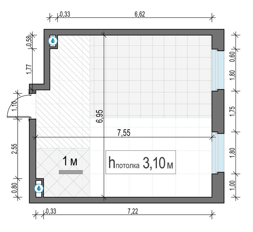 1-BD Apartment Sale, 49.3 sq. m. at Foriver, Simonovskaya Embankment, 3к1, Moscow, Russia #2