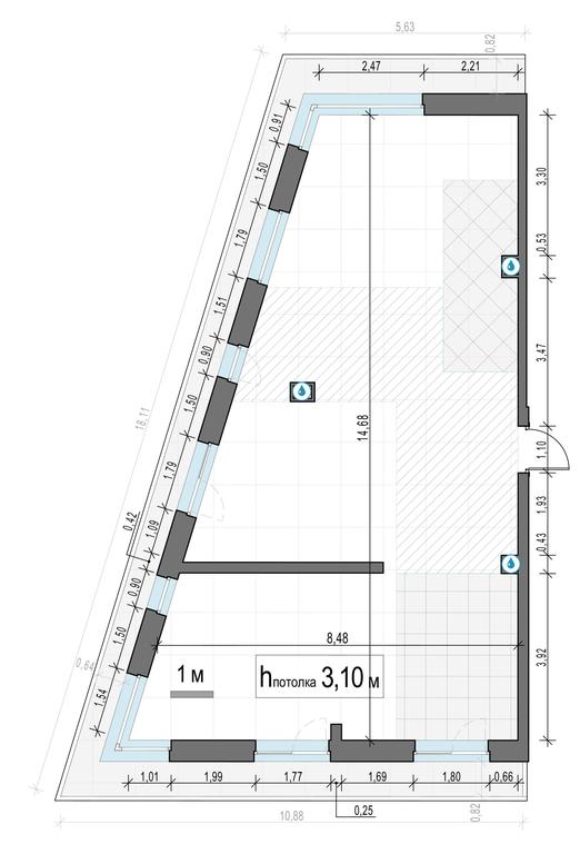 2-BD Apartment Sale, 103.8平方米 at Foriver, Simonovskaya Embankment, 3к1, Moscow, Russia #2 2-BD Apartment Sale, 103.8平方米 at Foriver, Simonovskaya Embankment, 3к1, Moscow, Russia #2