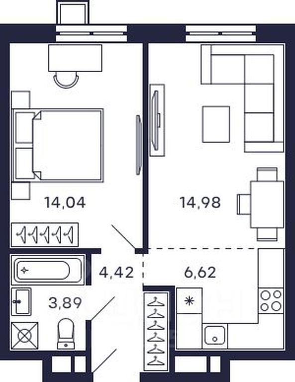 Apartment Sale, 43.95 sq. m. at Tetris, Zheleznodorozhny pereulok, Krasnogorsk, Moscow Region, Russia #1 Apartment Sale, 43.95 sq. m. at Tetris, Zheleznodorozhny pereulok, Krasnogorsk, Moscow Region, Russia #1