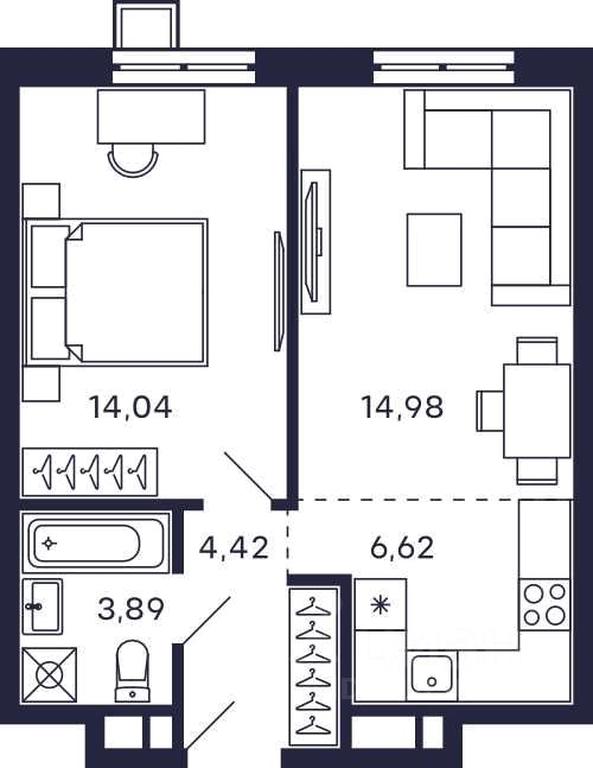 Apartment Sale, 43.95 sq. m. at Tetris, Zheleznodorozhny pereulok, Krasnogorsk, Moscow Region, Russia #2 Apartment Sale, 43.95 sq. m. at Tetris, Zheleznodorozhny pereulok, Krasnogorsk, Moscow Region, Russia #2