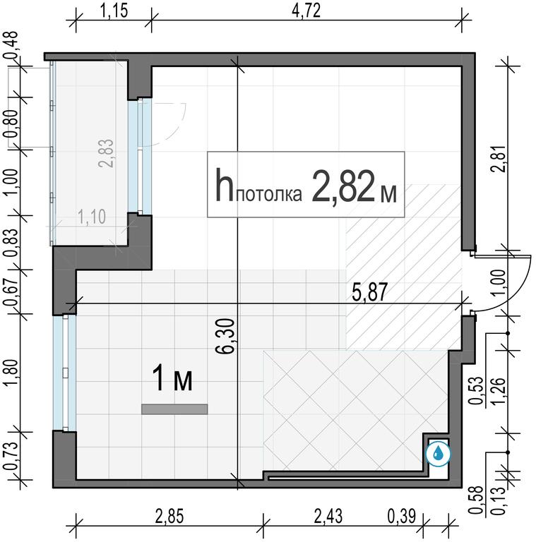 1-BD Apartment Sale, 33.02 sq. m. at Novoe Pushkino, mikrorayon Novoye Pushkino, Pushkino, Moscow Region, Russia #2 1-BD Apartment Sale, 33.02 sq. m. at Novoe Pushkino, mikrorayon Novoye Pushkino, Pushkino, Moscow Region, Russia #2