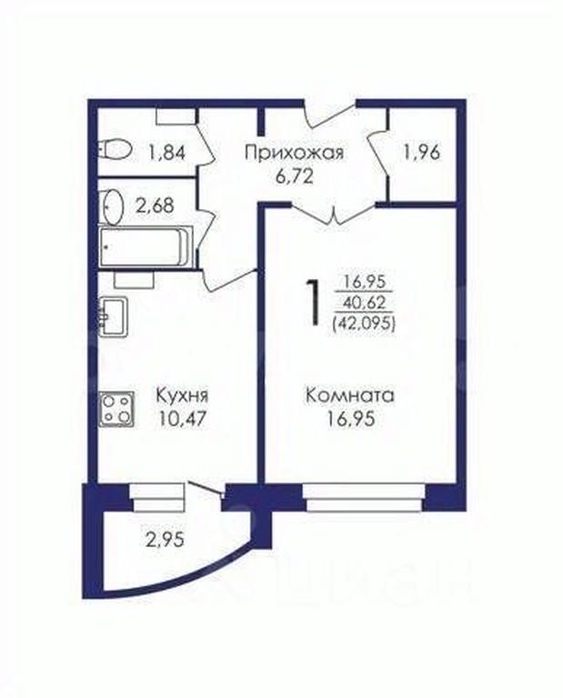 Apartment Sale, 42.1平方米 at Moy gorod, ulitsa Ukhtomskogo, Elektrogorsk, Pavlovo-Posadskiy Urban District, Moscow Region, Russia #1 Apartment Sale, 42.1平方米 at Moy gorod, ulitsa Ukhtomskogo, Elektrogorsk, Pavlovo-Posadskiy Urban District, Moscow Region, Russia #1
