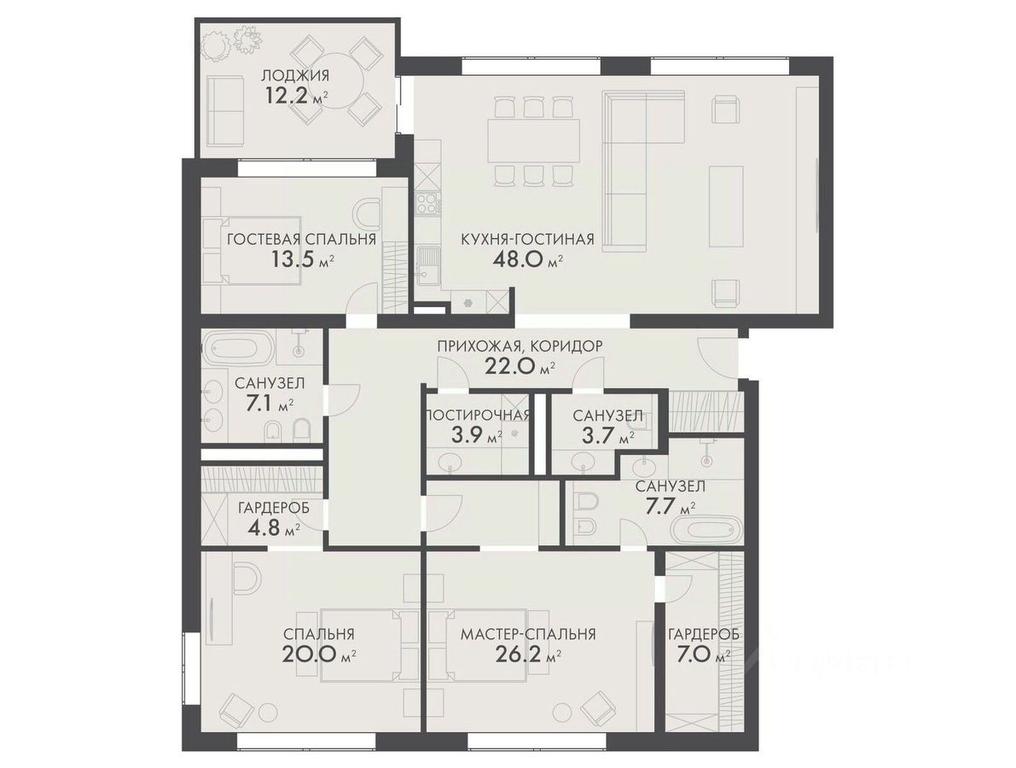 3-BD Apartment Sale, 174平方米 at Vnukovo Country Club (Vnukovo Kantri Klab), Lugovaya ulitsa, derevnya Rogozinino, Pervomayskoye Settlement, Moscow, Russia #1 3-BD Apartment Sale, 174平方米 at Vnukovo Country Club (Vnukovo Kantri Klab), Lugovaya ulitsa, derevnya Rogozinino, Pervomayskoye Settlement, Moscow, Russia #1