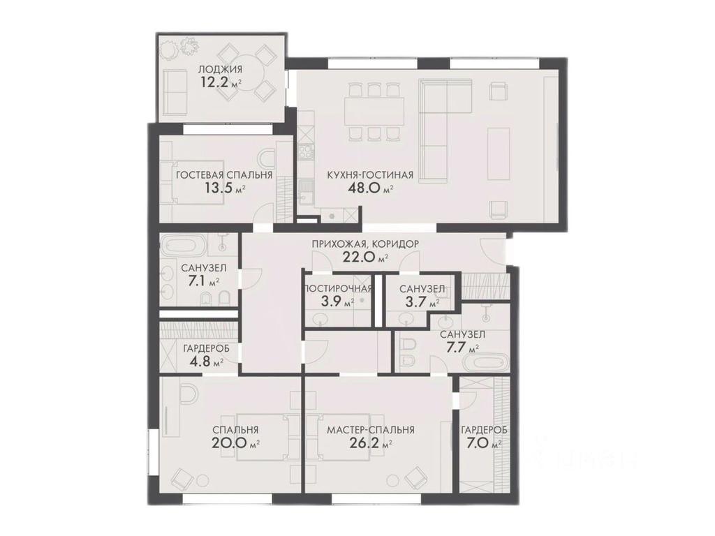3-BD Apartment Sale, 172.4平方米 at Vnukovo Country Club (Vnukovo Kantri Klab), Lugovaya ulitsa, derevnya Rogozinino, Pervomayskoye Settlement, Moscow, Russia #1 3-BD Apartment Sale, 172.4平方米 at Vnukovo Country Club (Vnukovo Kantri Klab), Lugovaya ulitsa, derevnya Rogozinino, Pervomayskoye Settlement, Moscow, Russia #1