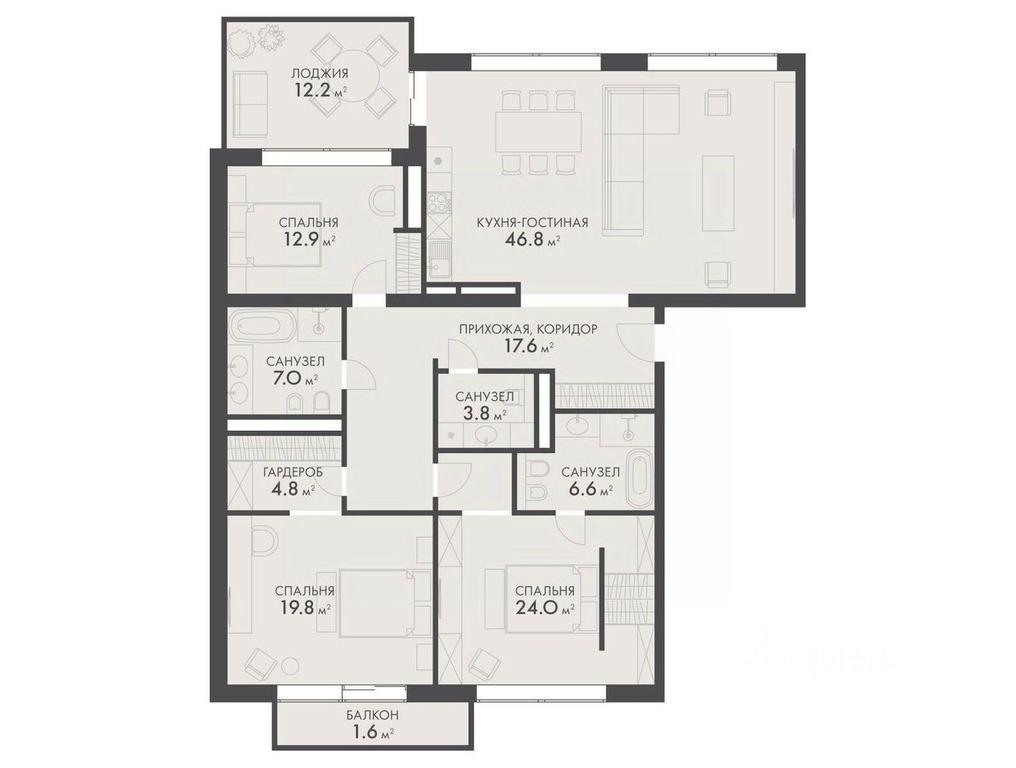 3-BD Apartment Sale, 157.6 sq. m. at Vnukovo Country Club (Vnukovo Kantri Klab), Lugovaya ulitsa, derevnya Rogozinino, Pervomayskoye Settlement, Moscow, Russia #1 3-BD Apartment Sale, 157.6 sq. m. at Vnukovo Country Club (Vnukovo Kantri Klab), Lugovaya ulitsa, derevnya Rogozinino, Pervomayskoye Settlement, Moscow, Russia #1