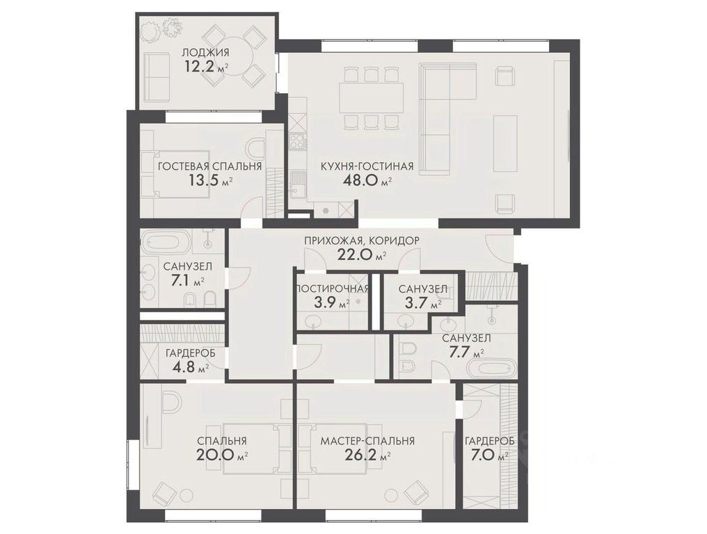 3-BD Apartment Sale, 174平方米 at Vnukovo Country Club (Vnukovo Kantri Klab), Lugovaya ulitsa, derevnya Rogozinino, Pervomayskoye Settlement, Moscow, Russia #1 3-BD Apartment Sale, 174平方米 at Vnukovo Country Club (Vnukovo Kantri Klab), Lugovaya ulitsa, derevnya Rogozinino, Pervomayskoye Settlement, Moscow, Russia #1