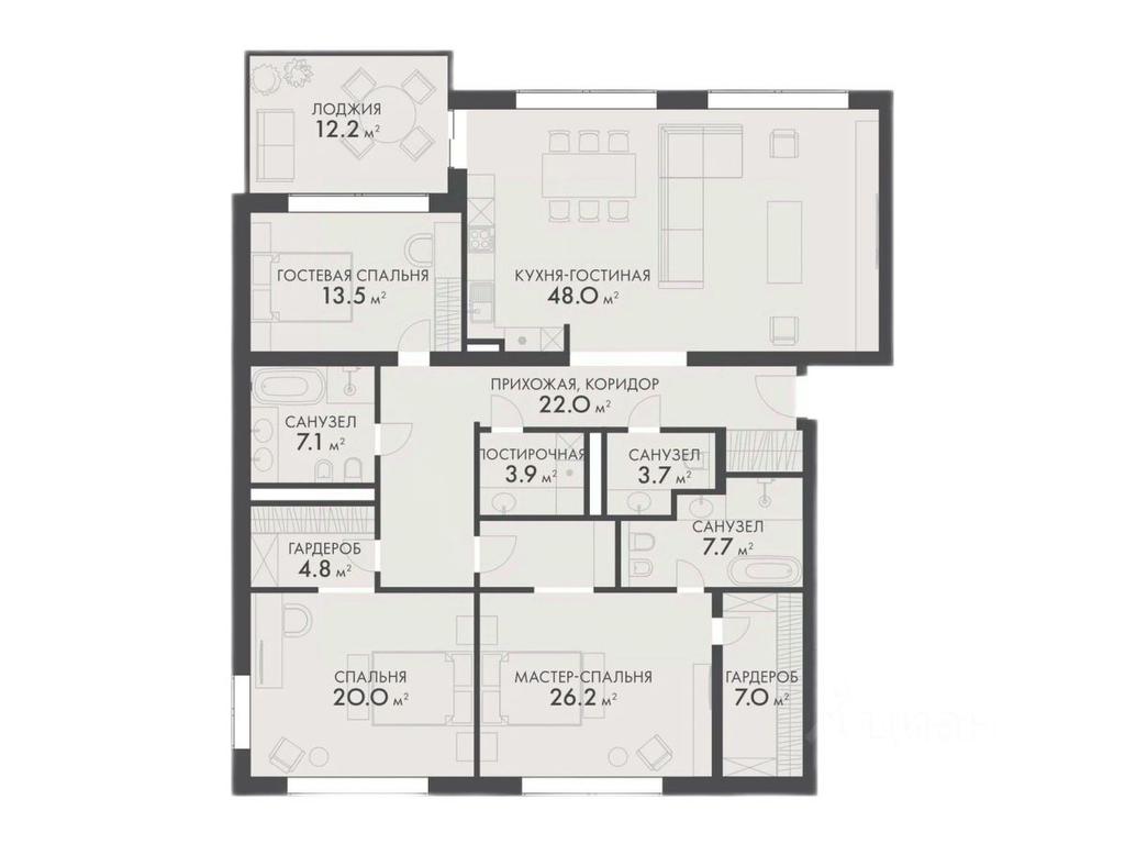 3-BD Apartment Sale, 172.4平方米 at Vnukovo Country Club (Vnukovo Kantri Klab), Lugovaya ulitsa, derevnya Rogozinino, Pervomayskoye Settlement, Moscow, Russia #1 3-BD Apartment Sale, 172.4平方米 at Vnukovo Country Club (Vnukovo Kantri Klab), Lugovaya ulitsa, derevnya Rogozinino, Pervomayskoye Settlement, Moscow, Russia #1