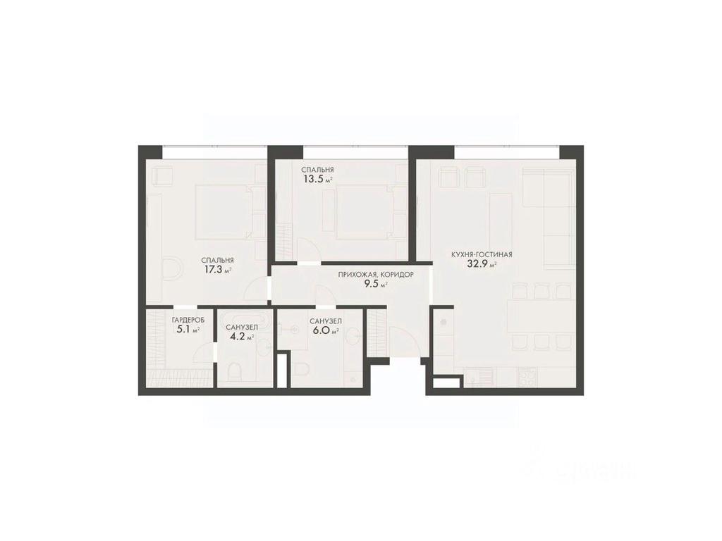 2-BD Apartment Sale, 87.4平方米 at Vnukovo Country Club (Vnukovo Kantri Klab), Lugovaya ulitsa, derevnya Rogozinino, Pervomayskoye Settlement, Moscow, Russia #1 2-BD Apartment Sale, 87.4平方米 at Vnukovo Country Club (Vnukovo Kantri Klab), Lugovaya ulitsa, derevnya Rogozinino, Pervomayskoye Settlement, Moscow, Russia #1